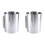 2X Adjustable Cake Ring High 20 cm - Stainless Steel Baking Ring Adjustable - High Baking Mould for Easy Preparation 1