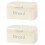 2X Vintage Bread Box Cupboard Iron Snack Box Desktop Finishing Dust-Proof Storage Box Storage Bin White 1
