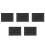 3X Silicone Hamburger Bread Forms Perforated Bakery Molds Non Stick Baking Sheets Fit Half Pan Size 1