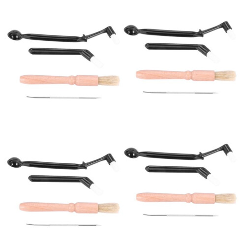 16 Pcs Coffee Machine Cleaning Set Coffee Grinder Brush Coffee Machine Group  Cleaning Brush
