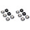 8 Plastic Gear Base + 4 Rubber Gear for Magic 250W Blender Replacement Spare Parts 1
