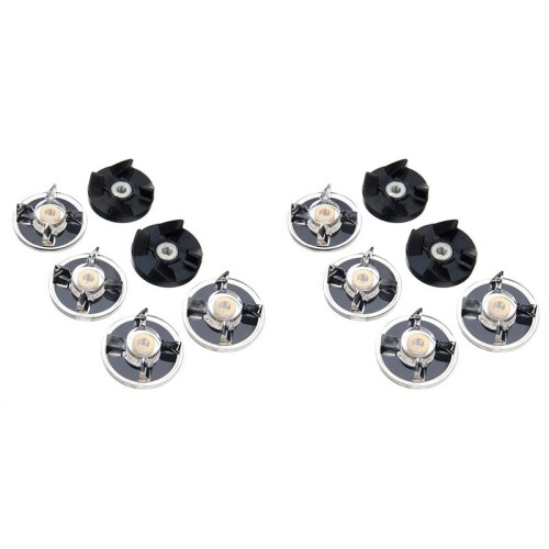 8 Plastic Gear Base + 4 Rubber Gear for Magic 250W Blender Replacement Spare Parts