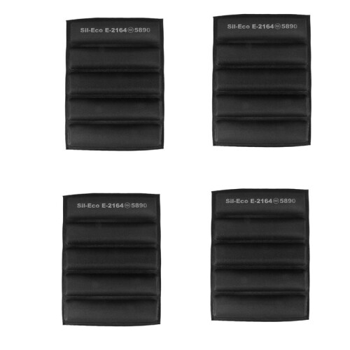 4X Silikonpanna - Non-Stick Perforerade Fench Brödformar , Korvformar , Bakfoder Mat Brödform