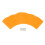 Garde-éclaboussures en silicone orange réglable 20-34 cm 2