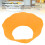 Garde-éclaboussures en silicone orange réglable 20-34 cm 7