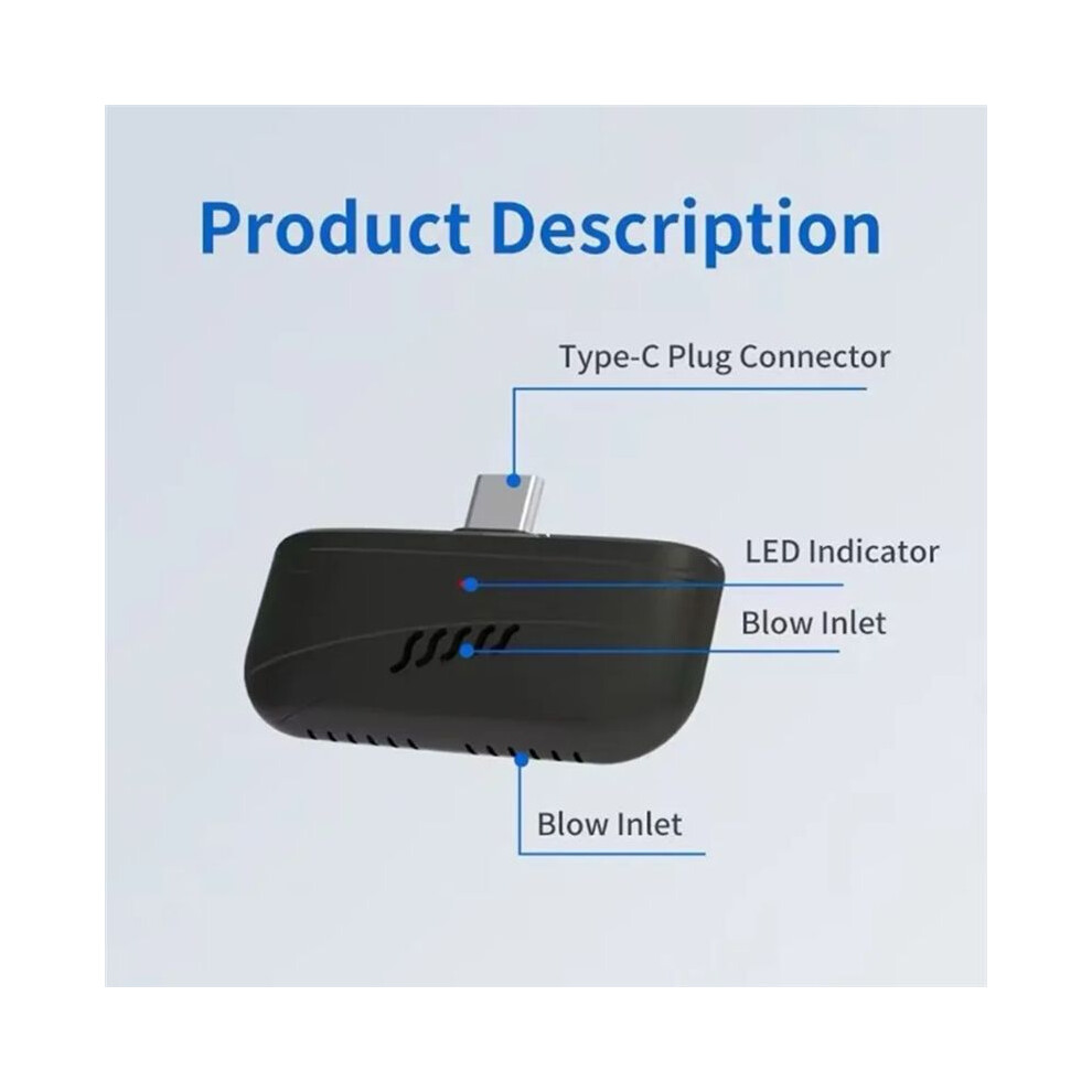 Blowing Breathing Tester Portable Alcohol Tester Alcohol Detector With Intelligent Interaction Only 7.5G 6033301799728