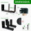 Adjustable Door Barricade Brackets, Heavy Duty Door Security Bracket, Drop Open Bar Holder for Security 8