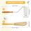 4 Pcs Honey Extractor Uncapping Needle Roller Tool with Wood Handle for Beekeeper, Honey Extractor Spinner 8