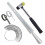 Ring Size Measuring Tool Set, Metal Mandrel Ring Sizer Finger Size Rod Wire Wrap Ring Tool Jewelry Making Kit 1