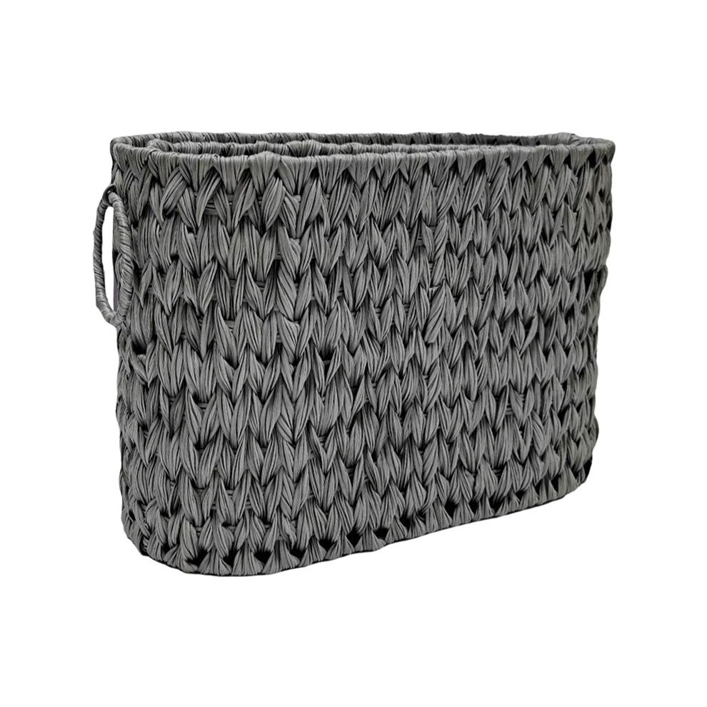 Storage Woven Basket,Waterproof Wicker Basket With Handles,Organizing Woven Basket,Pantry Basket,Wicker Storage Basket C Tauoh
