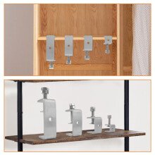 2 Stuks  C-Klemmen, 304 Roestvrijstalen C-Klemmen, 65 mm Zware Klemmen voor Houtbewerking, C-Type Bevestigingsklem Klemklem
