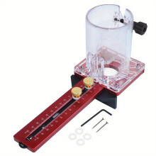 Woodworking Circle Cutting Jig,Router Slotting Base W/Adjustable Extension Rod Support for Electric Wood Milling Guide