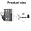 100 Type Angle Grinder Stand for Tile 45 Chamfer Cutting Metal Ceramic Tile Chamfering Frame Chamferer Tools Black 6