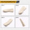 10PCS Leather Finger Protector Finger Thimble Guards Tools for Hand  Jewelry Making,Creamy-White 6