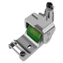 X6 Adjustables Guide Rolled Hem Feet 0.1-12.5mm, Roller Hemmer Press Foot for Industrial Lockstitch Left Blade