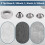 Texture Sprayer Orifice Tip Set,3 Nozzle Tips,Threaded Collar for Wal-Board Drywall Texture-Pro 200 Hopper Machine 4