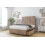 Comfort (3' Single, Mink) Comfort Denver Naples Divan Bed Base 2 Drawers Same Side 26" Strutted Headboard 1