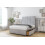 Comfort (4'6 Double, Sliver) Comfort Denver Naples Divan Bed Base 2 Drawers Same Side 26" Strutted Headboard 1
