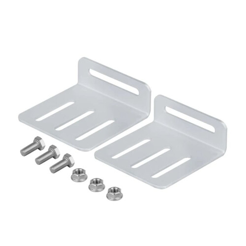 Adjustable Solar Panel Mounting Bracket 0-180 Tilt Adjustable PV Panel Bracket Solar PV Aluminum L Bracket for RV Roof