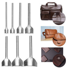 7Pcs Arc-Shaped Leathercraft Punch 1/4 Round Leather Cutter Punch for Crafting Strap Belt, Wallet and Bag, 10-40mm