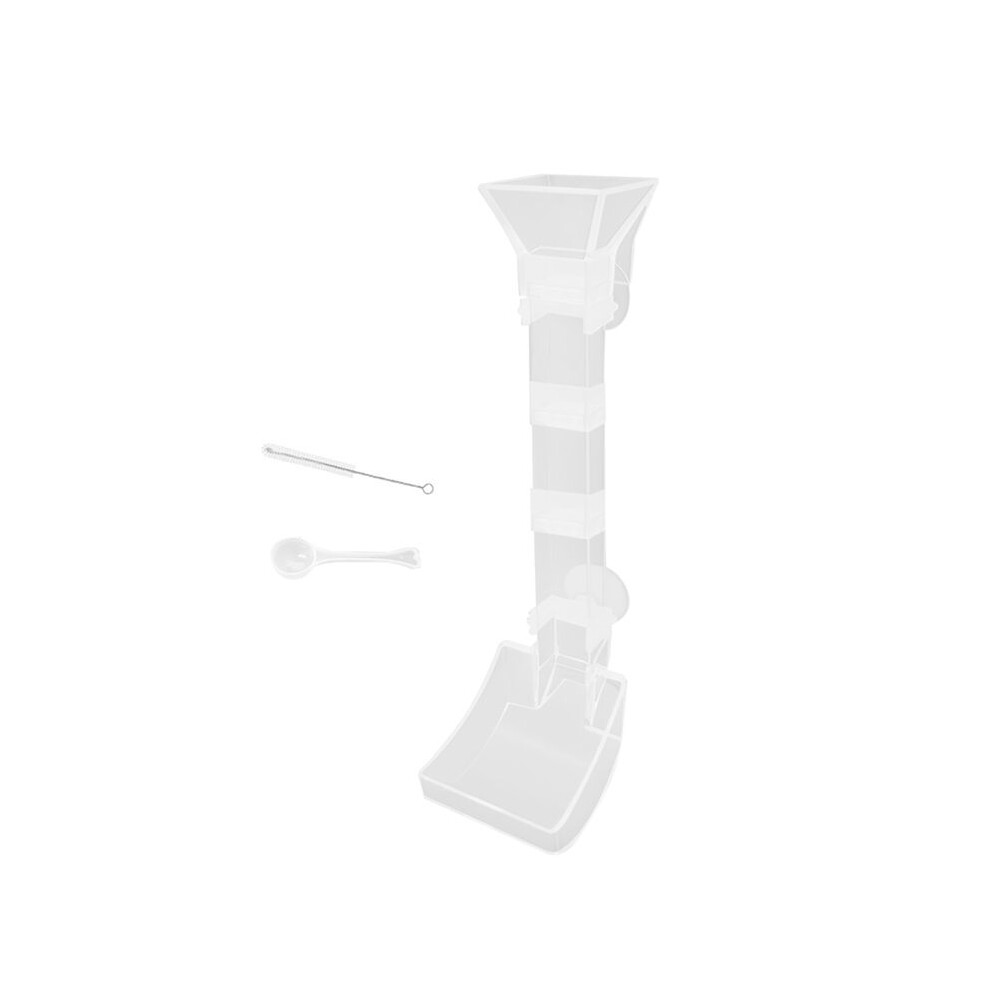 Multifunctional Large Capacity Feeder Aquarium Feeding Tube Anti-Stuck Food Dispenser Transparent Design Fish Feeder 4712406395470