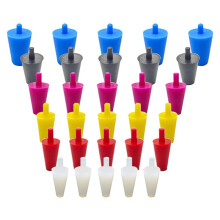 Water Table Plug Plant Pot Drain 60 Pack Silicone Rubber Hole Plugs Portable AC 6 Sizes Lab Solid Tapered Drainage