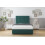 Comfort (3' Single, Emerald) Comfort Denver Plush Divan Bed Base 2 Drawers Same Side 54" Floor Standing Headboard 3