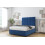 (3' Single, Navy) Sloomy Manhattan Plush Divan Bed Base 2 Drawers Same Side With 26" Strutted Headboard 3