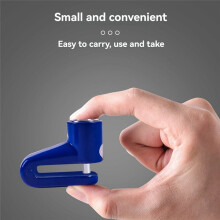 3 Sets Bike Disc Brake Lock Motorcycle Electric Car Disc Brake Key Lock Riding Equipment Accessories Bicycle Lock Red