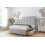 Comfort (4' Small Double, Sliver) Comfort Denver Plush Divan Bed Base 2 Drawers Same Side 26" Strutted Headboard 1
