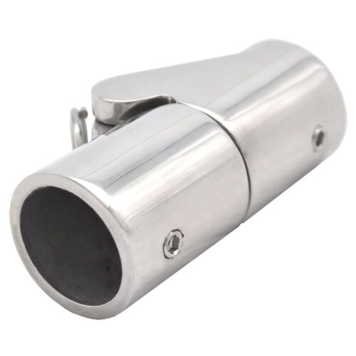 Pole Railing Mast Canopy Pull Pin Tube Pipe Swivel Coupling Connector Boat Hardware Accessories 25mm