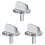3 PCS Upgrade 5304525746 Long Stem Stove Knobs Replacements, Compatible with Gas Stove Range Oven Knobs 1