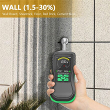 Digital Wood Moisture Meter Non-Contact Timber Damp Detector Hygrometer Alarm Humidity Tester Pinless Moisture Detector