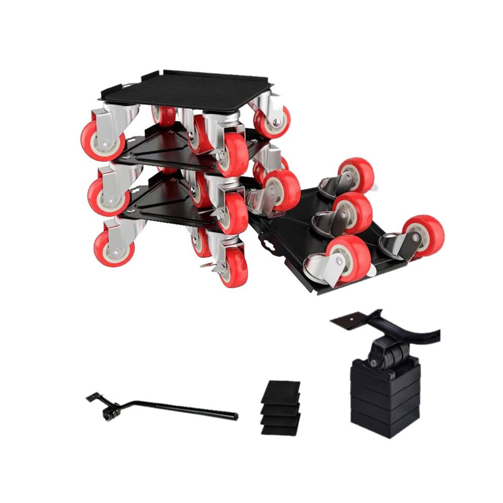 Furniture Trolley,Furniture Moving Set,Furniture Lift With Swivel Universal Wheels,Carbon Steel Furniture Moving Trolley 4712893029148