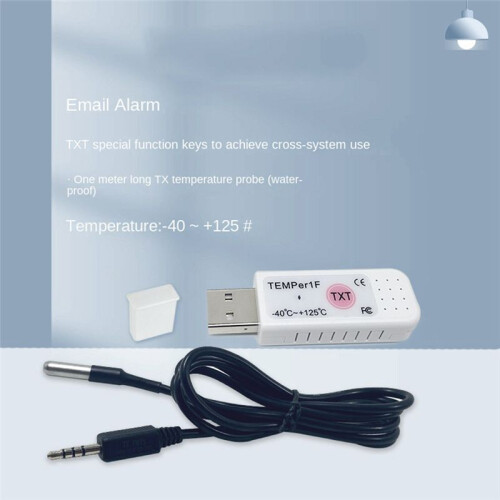 USB Thermometer Computer Temperature Sensor Temperature Probe Aquarium Industry Remote Monitor TEMPer1F 1