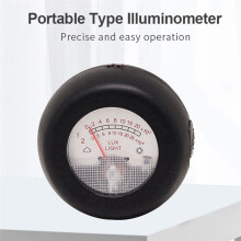 2 in 1 Illuminometers & Thermometer METER LUX Pointer Type Luxmeter Luminance Temperature Test Illuminometers