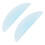 Blue Silicone Lash Lift Pads with Storage Box Reusable Soft Perming Shields M 7