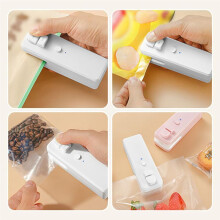 2PCS USB Rechargeable Bag Sealer Bag Sealer and Cutter Sealing Machine Heat Seal Tool for Plastic Bags Snack Bags