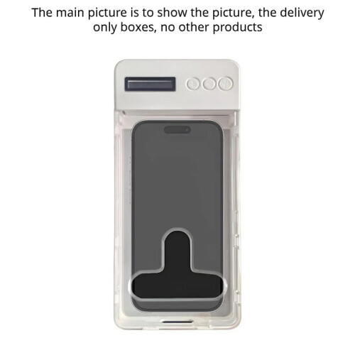 Self-Discipline Phone Timer Lock Box for  Android Phone Case Self-Control Timer Locker for Students Adults White 2