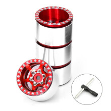 1.0 Inch Metal Beadlock Wheel Hub Wheel Rim for 1/18 RC Crawler Car TRX4-M Bronco SCX24 RC Parts