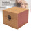 Shockproof Doll Head Storage Box for 16-16.5cm Earth Yellow 4
