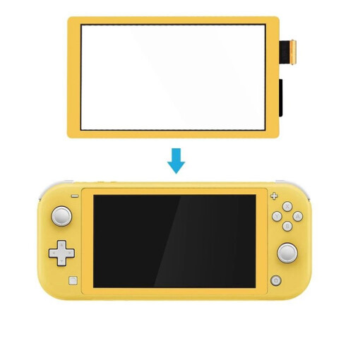LCD Display Touch Screen for  Lite Touch Screen   Lite Cover Panel Game Console Touch Screen Green 2