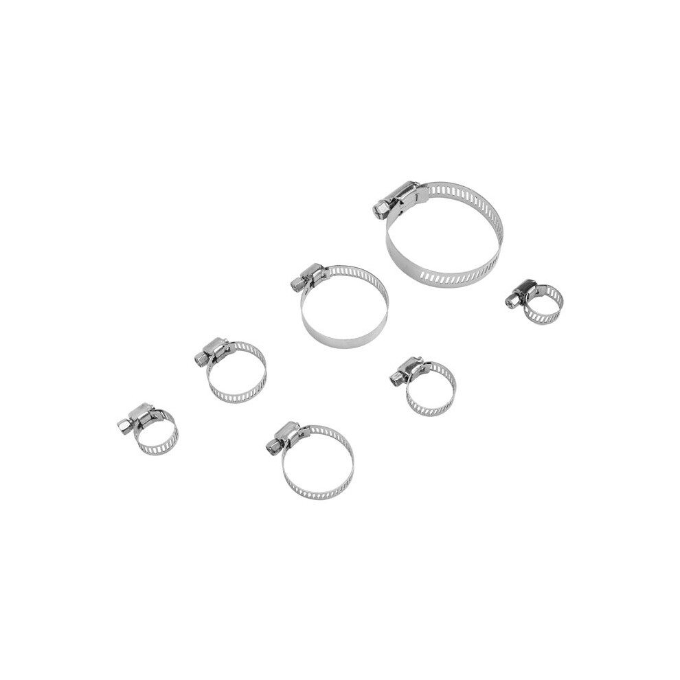 80Pcs Hose Clips Pipe Clamps 8Mm-51Mm Stainless Steel Hoop Clamp Hose Clamp Set Automotive Pipes Clip Fixed Tool 4711378510072