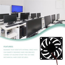 3.5 Inch Hard Disk Bracket 3 Layers Holder Desktop Computer Case HDD Expansion Support Bracket B