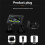 Li-Ion Power Boost Conversion Kit H-100 Color Meter with 40A Controller and 20X Handlebar Boost Kit Junction Box 4