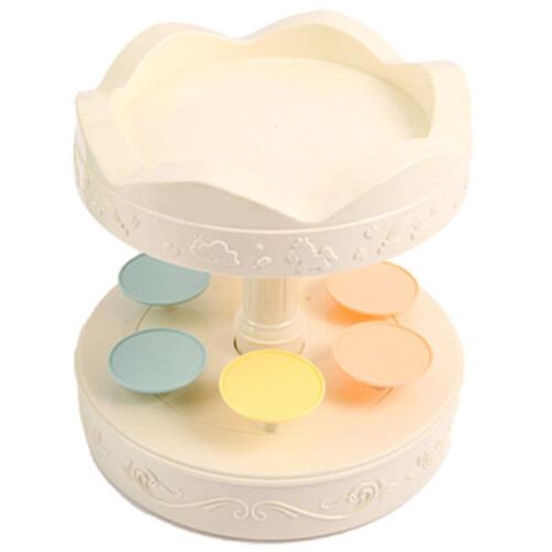 360 Degree Automatic Rotating Dessert Table Rotary Sushi Machine Cupcakes Macarons Turntable Display Birthday Machine 1