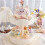 360 Degree Automatic Rotating Dessert Table Rotary Sushi Machine Cupcakes Macarons Turntable Display Birthday Machine 3