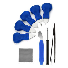 Watch Back Removal Tool, 9 in 1 Watch Battery Replacement Tool Kit, Opener Remover Tools and Anti-Static Tweezers C