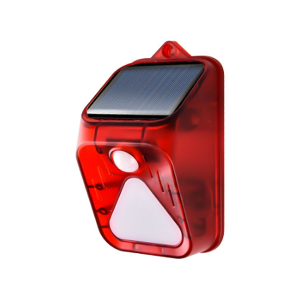 Waterproof Solar Powered Alarm Light Motion Sensor Detector Siren Strobe Alarm 4712225340354