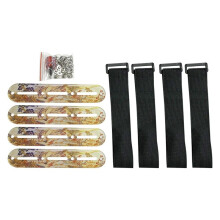 1 Set Seitenspanner für Stickereien, Hochelastische Stoffspannung, Stickklemme, Verstellbarer Stoffbefestigungsclip D
